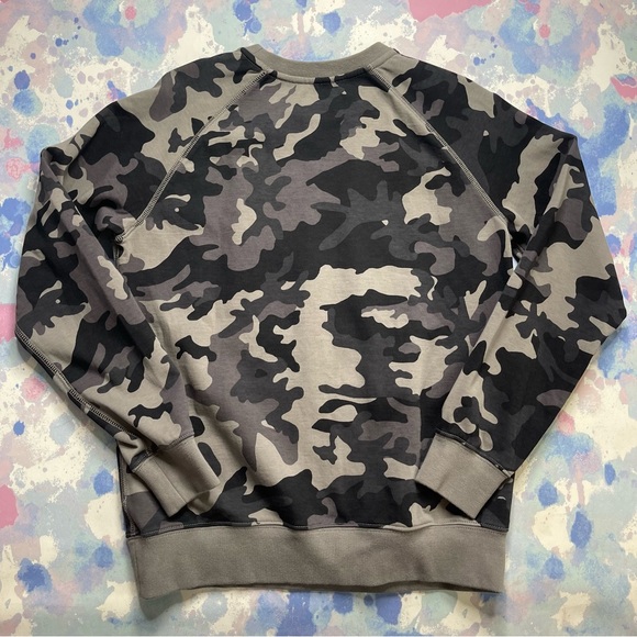 POLO RALPH LAUREN Sweatshirt Boys Large 14/16 PERFORMANCE CREW-NECK CAMO A13 - Picture 2 of 6